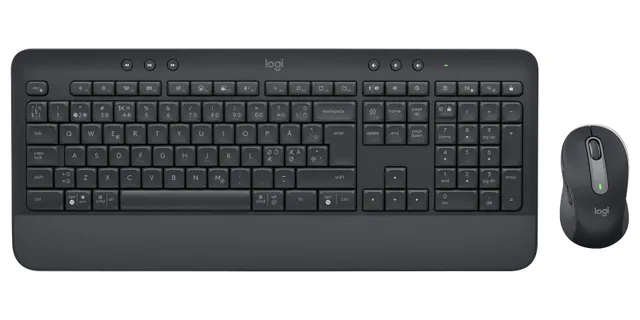 Signature MK650 Combo For Business - ND - Tastatur & Mus set - Nordisk - Grå