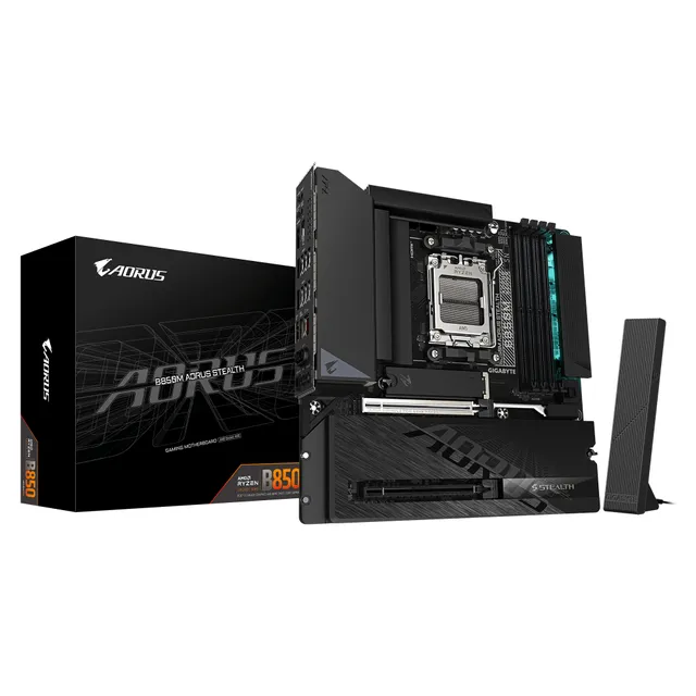 B850M AORUS STEALTH WIFI AM5 mATX-emolevy