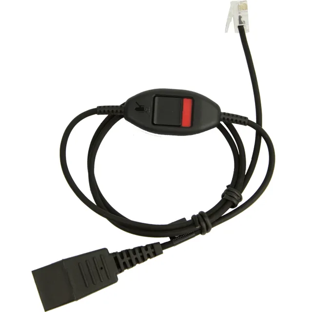 - Headset-kabel - RJ-10 till Snabburkoppling - 1 m