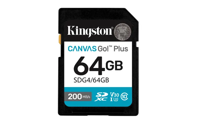 Canvas Go! Plus - Flash-minneskort - 64 GB - Video Class V30 / UHS-I U3 / Class10 - SDXC UHS-I