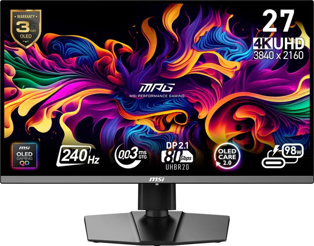 MSI 27" 272URX OLED 4K 240 Hz