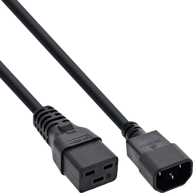 - power cable - IEC 60320 C14 to IEC 60320 C19 - 2 m
