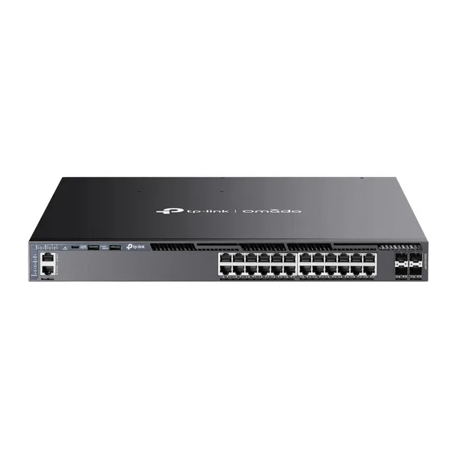 Omada SG6428XHP - Hallittava Layer 3 PoE+ -kytkin, Musta