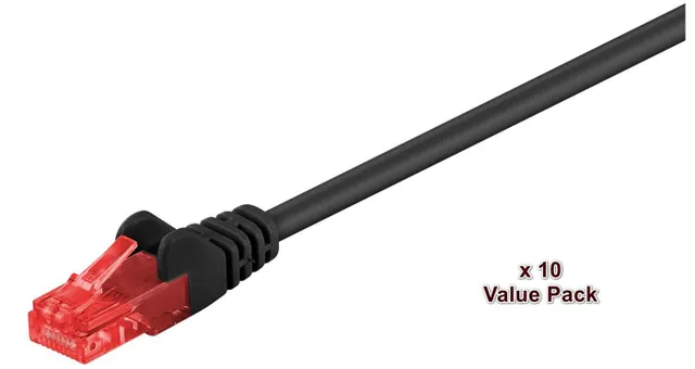 Value Pack - Nätverkskabel - RJ-45 (h