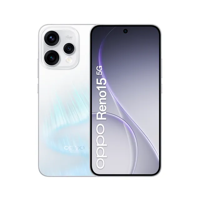 Reno15 5G, 16,7 cm (6.59), 8 GB, 512 GB, 50 MP, Android 16.0, Vit