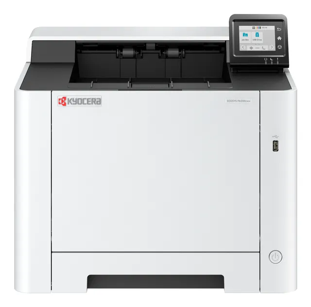 ECOSYS PA2101CWX - Skrivare - färg - laser - A4/Legal - 1200 x 1200 dpi - upp till 21 sidor/minut (mono)/ upp till 21 sidor/minut (färg) - kapacitet: 300 ark - USB 2.0, Gigabit LAN, USB-värd, Wi-Fi