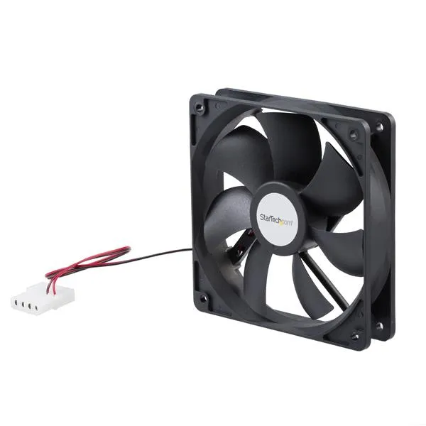 120x25mm med dubbla kullager Computer Case Fan w / LP4 Connector - Chassi fläkt - 120mm - Svart