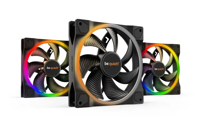 Light Wings 140mm PWM 3-pack Svart