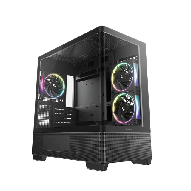 CG380U 3F -micro-ATX-kotelo ikkunalla, RGB-valaistuksella, musta