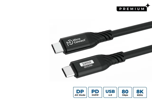 Premium - USB-kabel - 24 pin USB-C (h