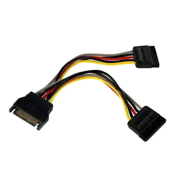 6in SATA Power Y Splitter Cable Adapt
