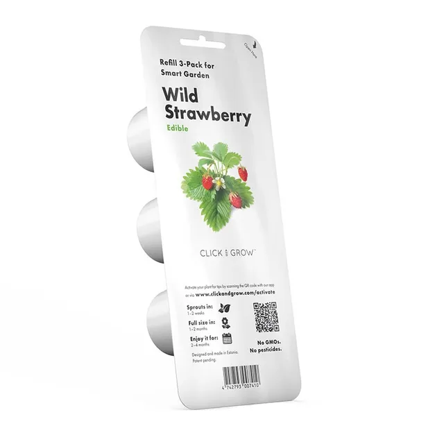 Click and Grow - Smart Garden Refill 3-pack - Wild Strawberry (SGR24X3)