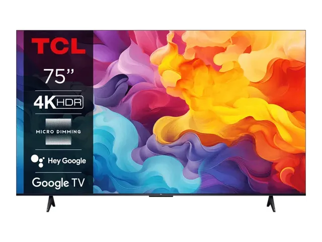 75V6B 75" 4K HDR Smart TV / 4K Ultra HD / Google TV (Fyndvara klass 1)