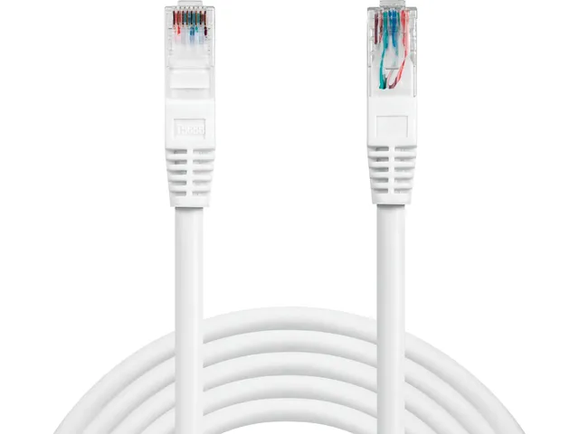 - Nätverkskabel - RJ-45 (hane) till RJ-45