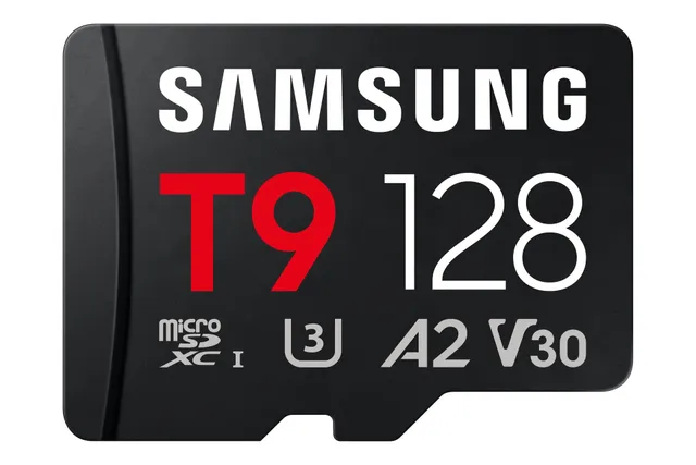 Micro Secure Digital SDXC 128 GB Samsung T9, 200/130 MB/sek, UHS-I U3 Class10 A2 V30