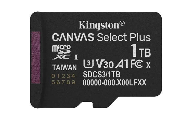 Canvas Select Plus - Flash-minneskort - 1 TB - A1 / Video Class V30 / UHS-I U3 / Class10 - mikroSDXC UHS-I