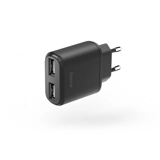 00201627, inomhus, AC, 5 V, 2,4 A, Svart