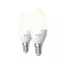 White smart LED-kronljus E14 2-pack