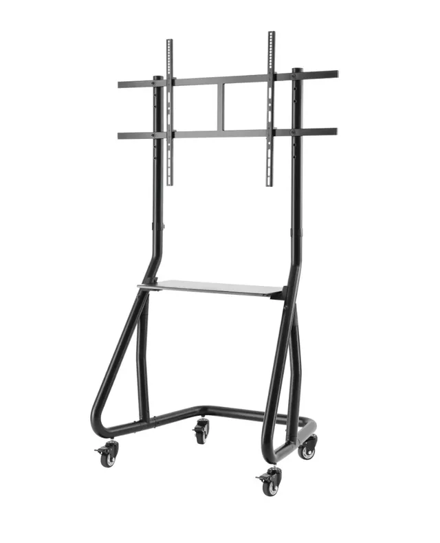 Trolley TV-vaunu 49-100" 80 kg Musta