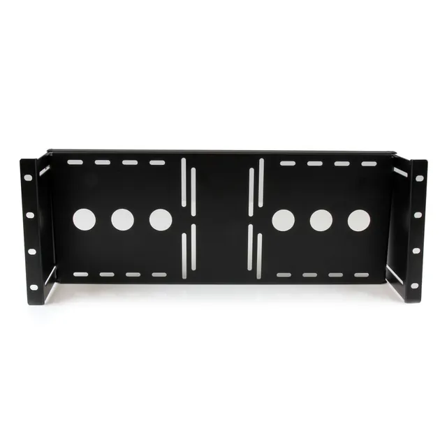 4U Universal VESA LCD Monitor Mounting Bracket for 19-inch Rack or Cabinet - TAA Compliant - Cold-Pressed Steel Bracket (RKLCDBK) - Monteringssats - för LCD-display - solitt kallpressat stål - svart - skärmstorlek: 19 - för P/N: CABSCRWS1224, RK2433BKM, RK2537BKM, RK3236BKF, RK4236BKB, RK4242BK24, RK4242BK30