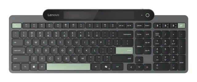Self-Charging - keyboard - US with Euro symbol - black Input Device - Tangentbord - Engelska - Svart *DEMO*