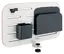 Ergo lille Pegboard organiseringstavle til skrivebordet, 42x25 cm hvid