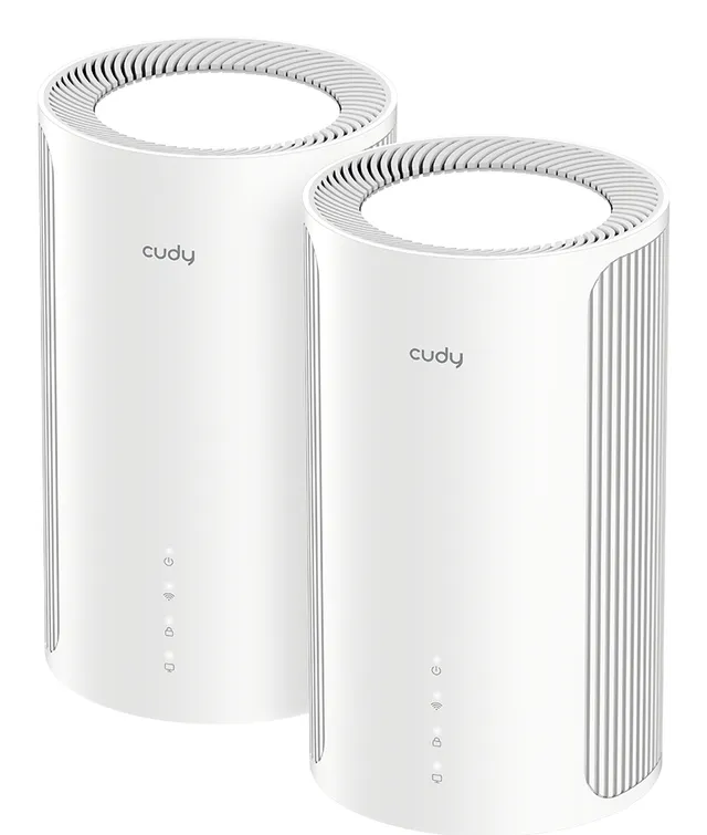 M11000 -mesh WiFi -järjestelmä, Wi-Fi 7, BE11000, Tri-band, 2 kpl, 2,5G WAN -portilla, valkoinen