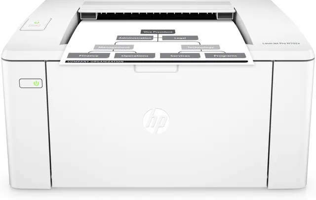 HP LaserJet Pro M102a - Skrivare - svartvit - laser - A4/Legal - 1200 x 1200 dpi - upp till 23 sidor/minut - kapacitet: 150 ark - USB 2.0