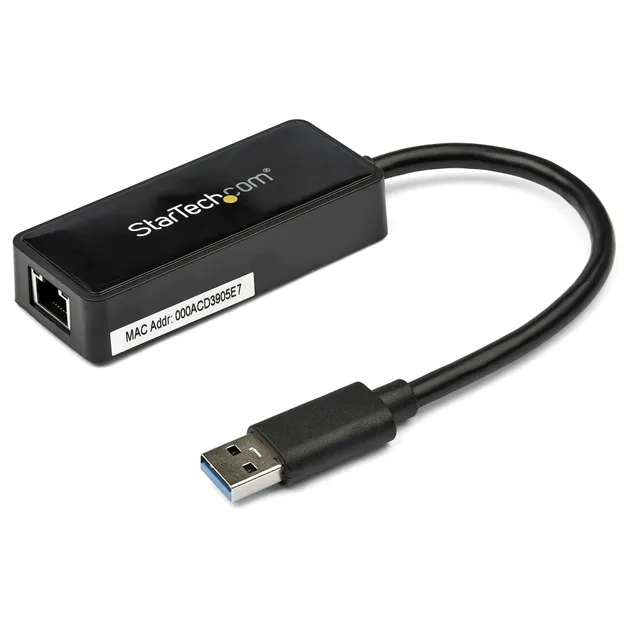 USB 3.0 Ethernet Adapter - USB 3.0 Network Adapter NIC with USB Port - USB to RJ45 - USB Passthrough (USB31000SPTB) - Nätverksadapter - USB 3