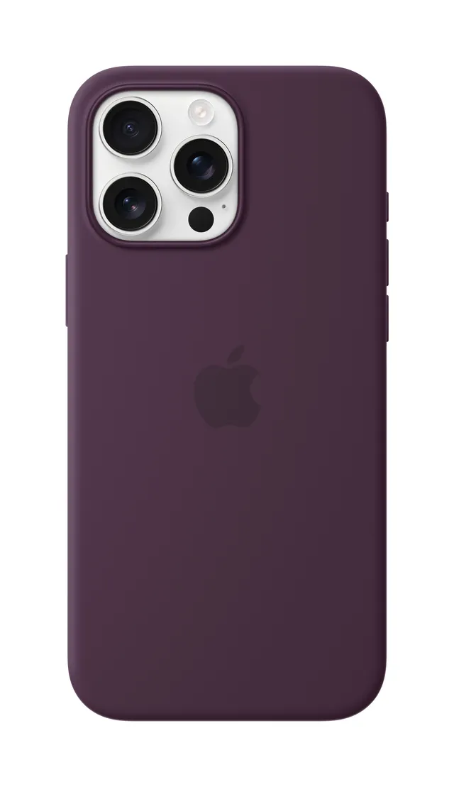 iPhone 16 Pro Max Silicone Case / MagSafe - Plum