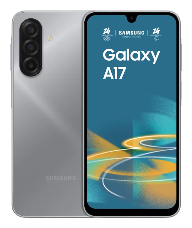 Galaxy A17 4G 4/128 Gt -puhelin, harmaa