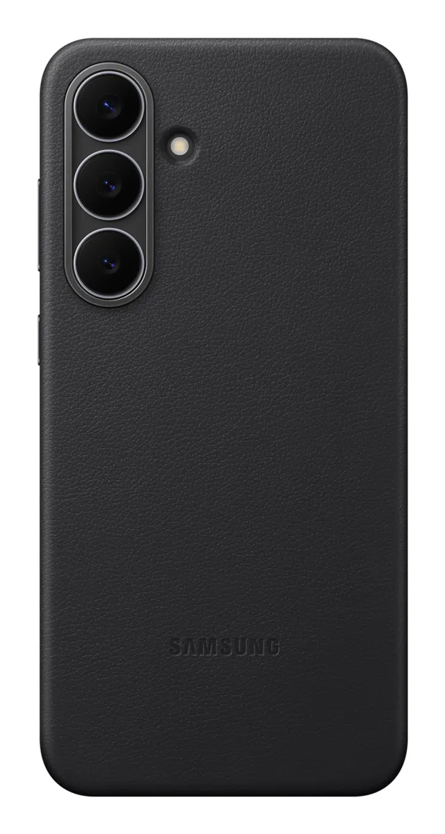 EF-VS731 - Baksidesskydd för mobiltelefon - växtbaserat material, plast - svart - för Galaxy S25 FE
