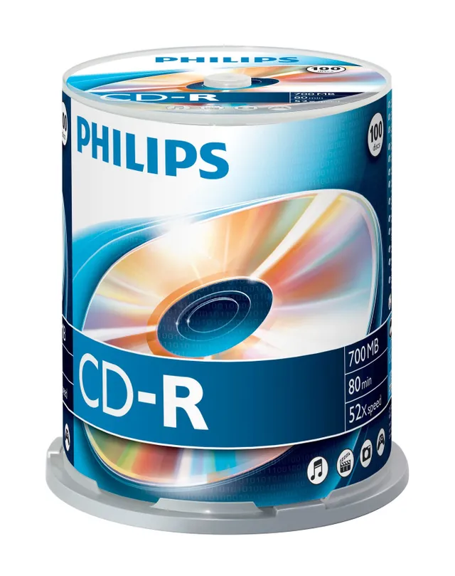 CR7D5NB00 - 100 x CD-R - 700 MB (80min) 52x - spindel