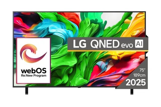 LG 75QNED85A3C - 75 Diagonal klass QNED85 Series LED-bakgrundsbelyst LCD-TV - QNED evo AI - Smart TV - webOS - 4K UHD (2160p) 3840 x 2160 - HDR - Mini-LED