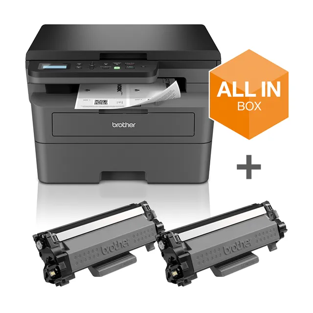 DCP-L2627DWXL - Multifunktionsskrivare - svartvit - laser - Letter A (216 x 279 mm)/A4 (210 x 297 mm) (original) - A4 (media) - upp till 32 sidor/minut (kopiering) - upp till 32 sidor/minut (utskrift) - 250 ark - USB 2.0, Wi-Fi(n)