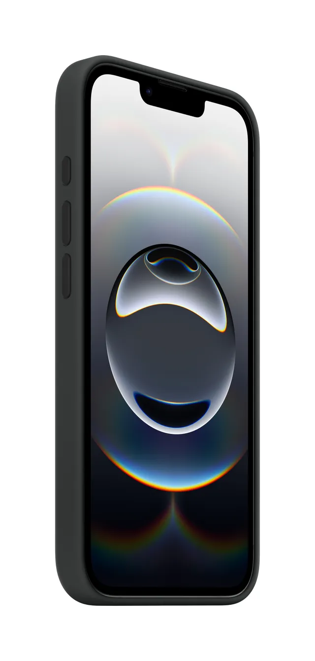 Skydd för mobiltelefon - silikon - svart - för iPhone 16e