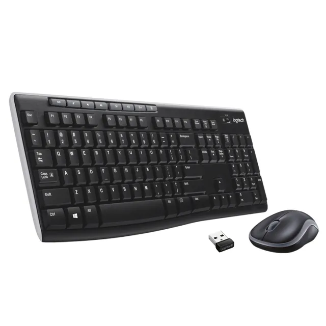MK270 Wireless Keyboard and Mouse Combo - US International - Tastatur & Mus set - Engelska (US) - Svart