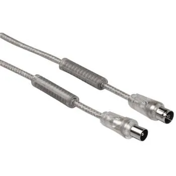 Kabel Antenn 90dB Ferrit Transparent-Silver1.