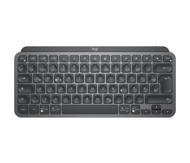 MX Keys Mini, Bluetooth/RF, tyskt - Grafitgrå