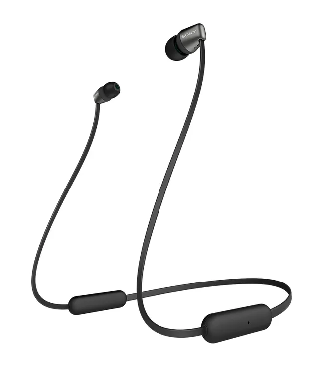 Sony WI-C310 - Hörlurar med mikrofon - inuti örat - Bluetooth - trådlös - svart