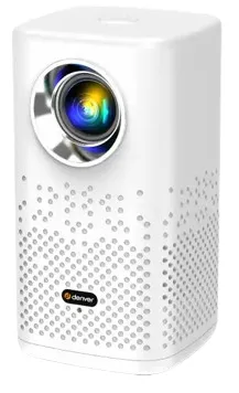 Projektor 4K 45"-180" 150 ANSI lumen Inbyggt batteri