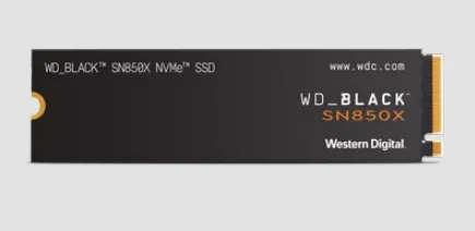 WD_BLACK SN850X NVMe SSD WDBB9G0040BNC - SSD - 4 TB - inbyggd - M.2 2280 - PCIe 4.0 (NVMe) - svart