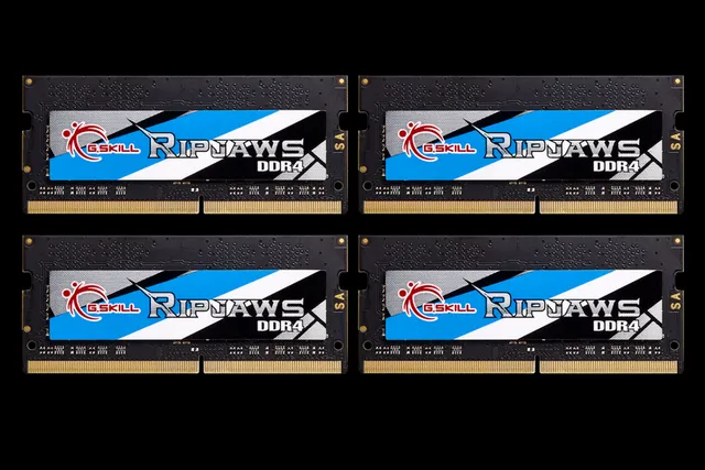 Ripjaws SODIMM DDR4-2666 - 32GB - CL19 - Quad Channel (4 pcs) - Intel XMP - Svart