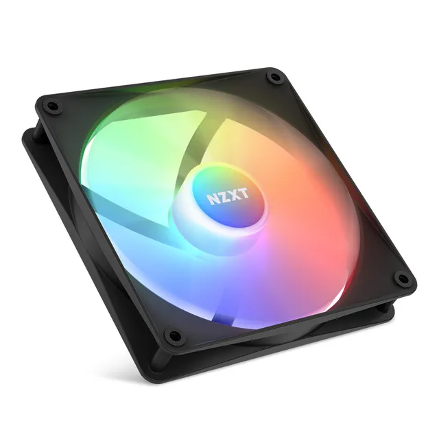 F140 RGB Core - Black - Chassi fläkt - 140mm - Svart med RGB LED - 35 dBA