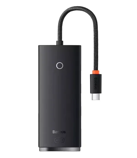 Lite Series 4-portars USB-C Hubb - Svart