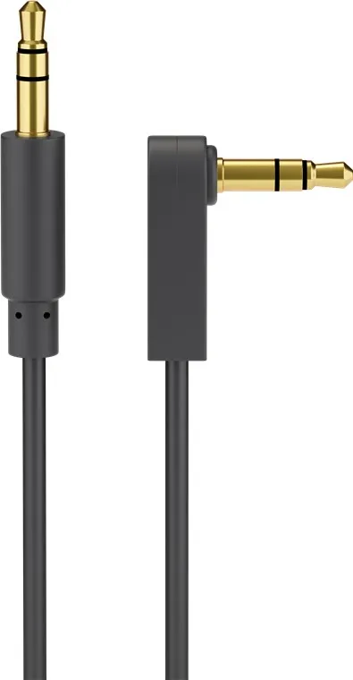 3,5 mm hane - 90° 3,5 mm hane ljudkabel, 3 m