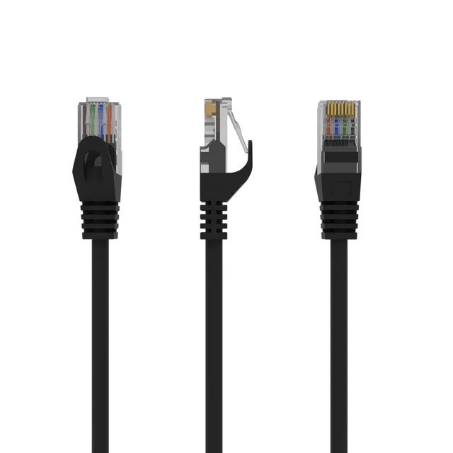 Cablexpert - Patch-kabel - RJ-45 (hane) till RJ-45 (hane) - 1 m - UTP - CAT 6 - formpressad, tvinnad - svart