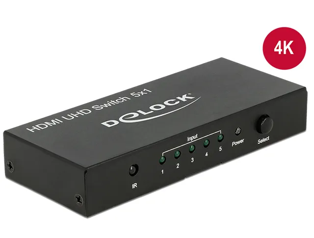 HDMI UHD Switch 5 x HDMI in > 1 x HDMI out