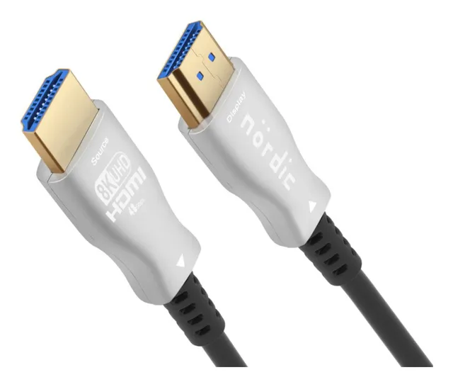15m aktiv AOC Optisk Fiberkabel HDMI 2.1 8K 60Hz 4K 120Hz 48Gbps Dynamic HDR, eARC, VRR kompatibel med RTX 3080 3090