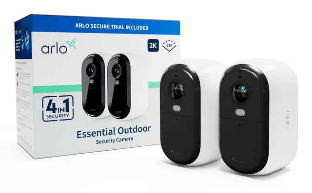 Essential 2 2K Outdoor Camera 2-Pack